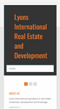 Mobile Screenshot of lyonsintl.com